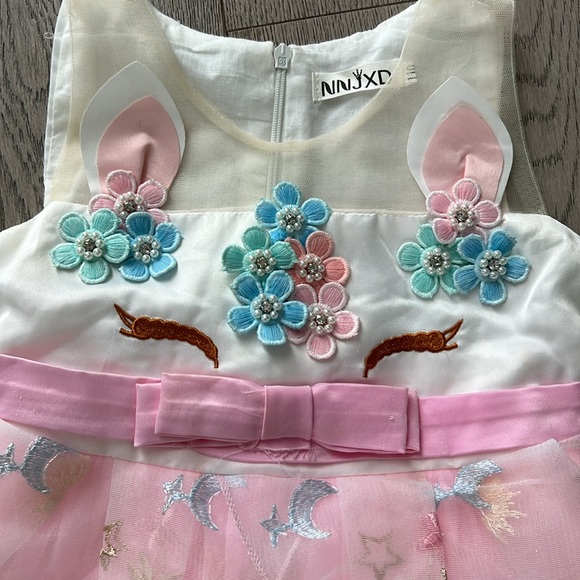 Unicorn tulle special occasion dress dress for toddler - Picture 6 of 6